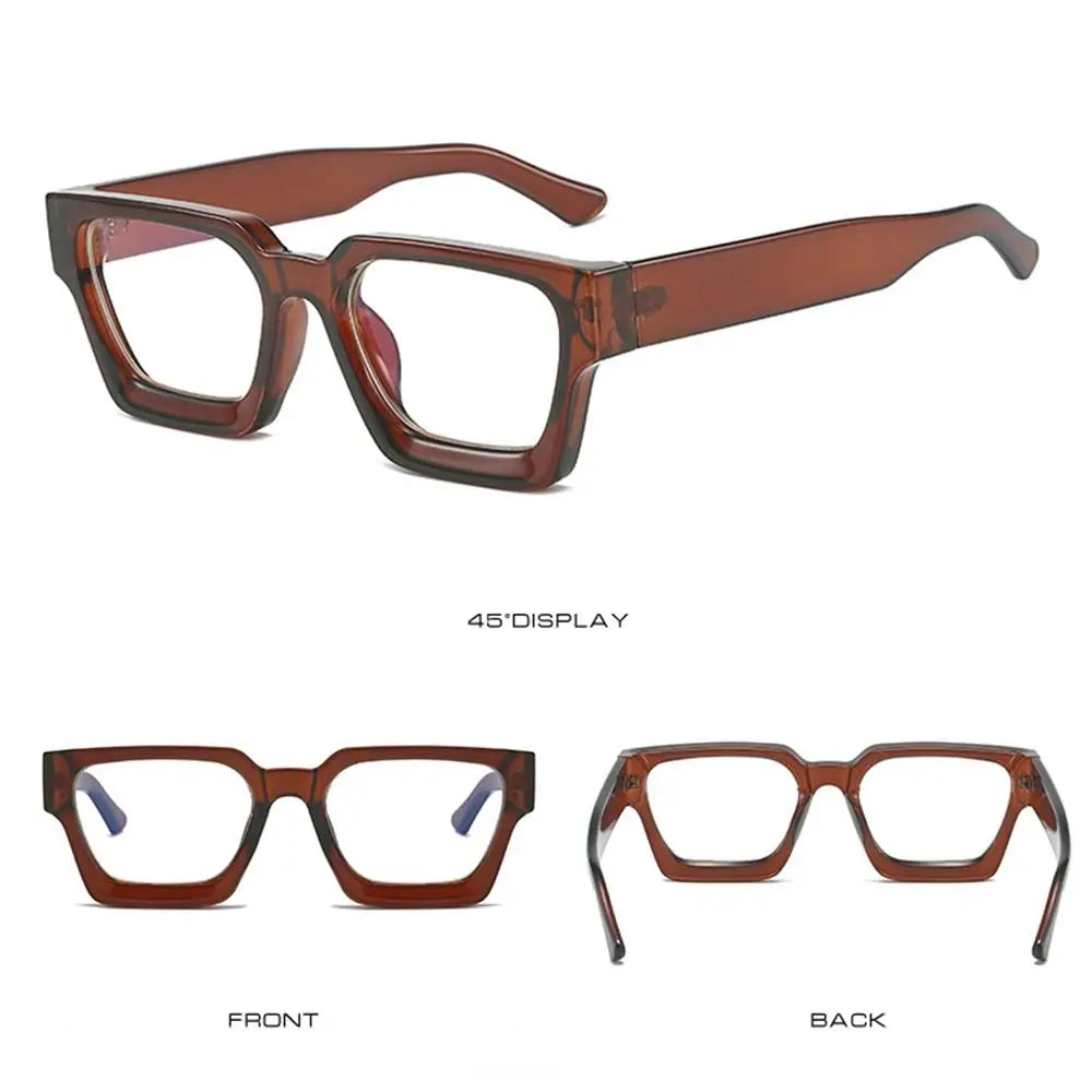 Square Glasses Unisex Small Square Computer Glasses Men Women Retro Ins Popular Eyewear