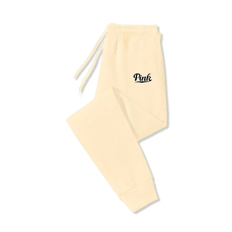 Winter Men Woman Fleece Trousers Casual Pants Sweatpants Jogger Fashion Sweatpants