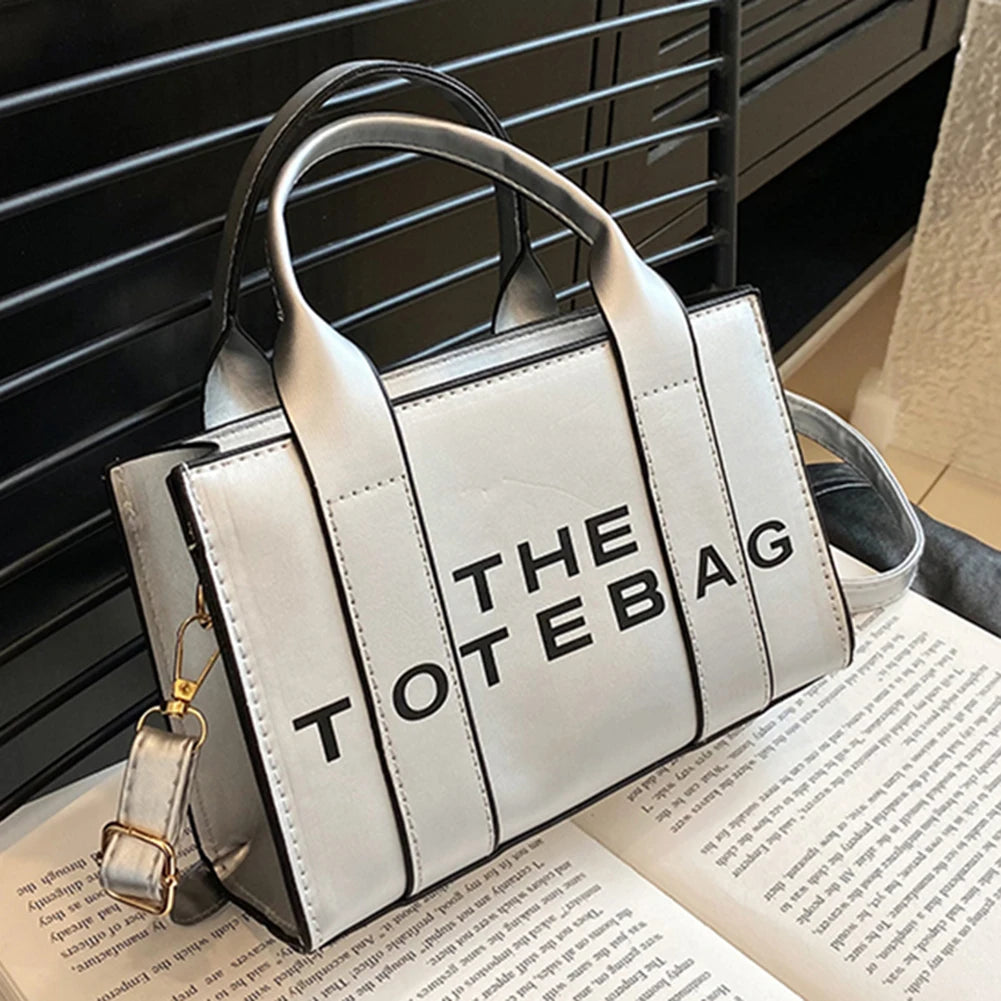 Trendy PU Leather Handbag, Top Handle Satchel Purse, Casual Crossbody Bag Casual Simple Shoulder Bag