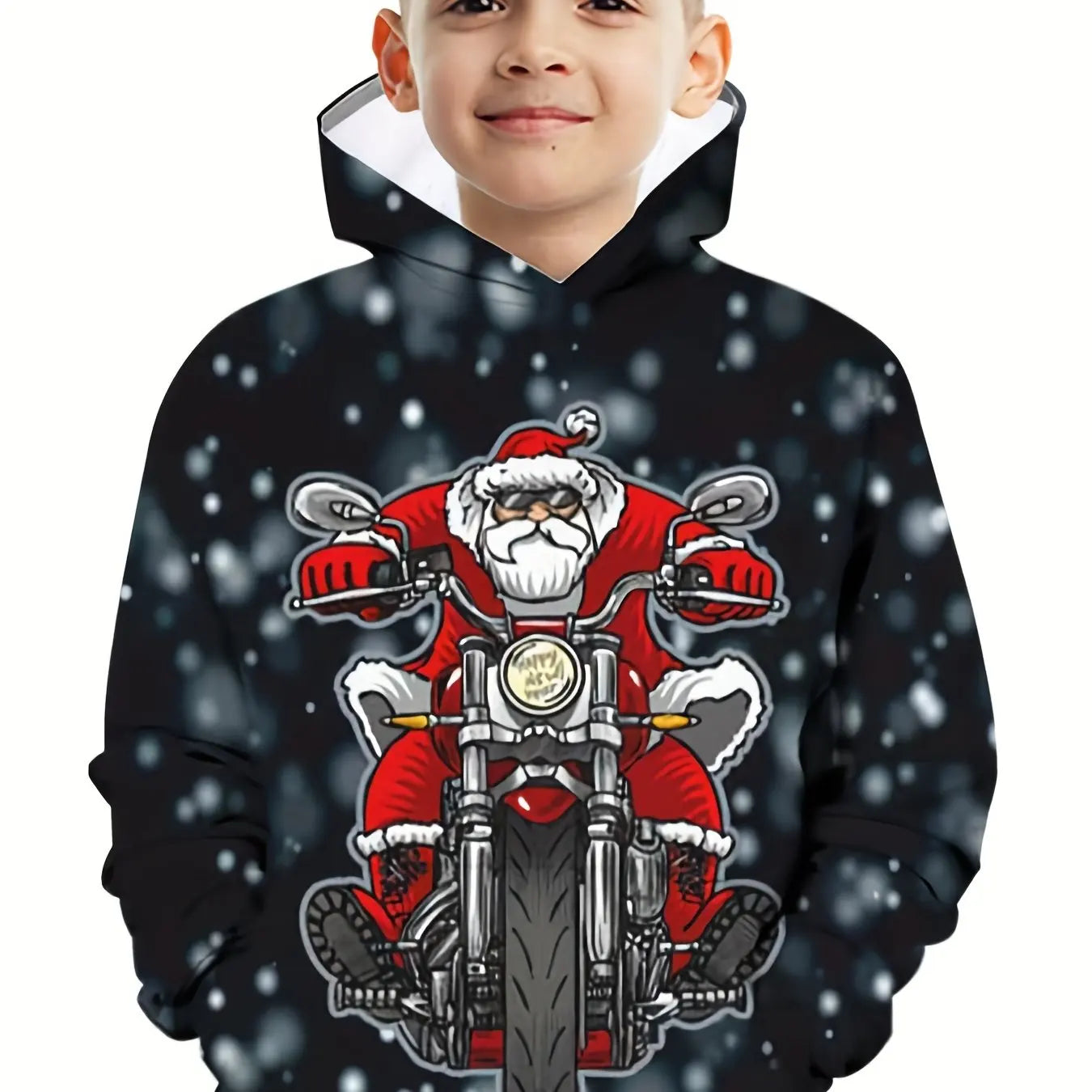 Children's Clothing Hoodies Long Sleeve Tops Christmas Streetwear