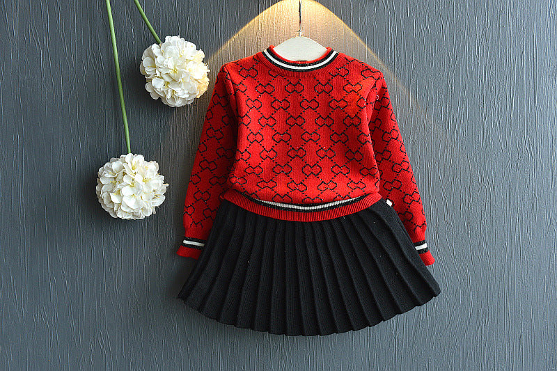 2023 Girls Winter Clothes 2 Pcs Clothing Suit Spring Outfits for Kids Girl's Clothes