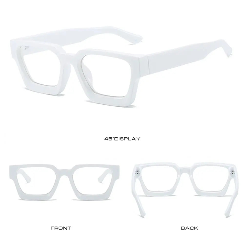 Square Glasses Unisex Small Square Computer Glasses Men Women Retro Ins Popular Eyewear