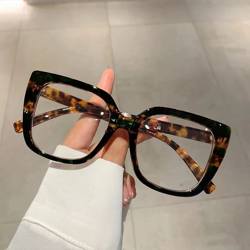 Vintage Anti Blue Light Optical Cat Eye Sexy Ladies Glasses Women Luxury Brand Designer TF