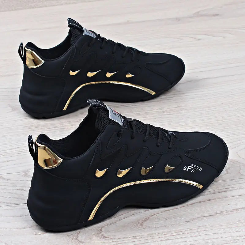 Light Soft Breathable Vulcanize Shoes High Quality Soft Leather Sneakers