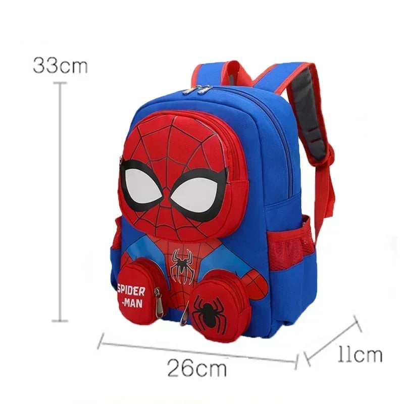 Spiderman Backpacks Super Heroes Shoulder Bag 3D Three-Dimensional