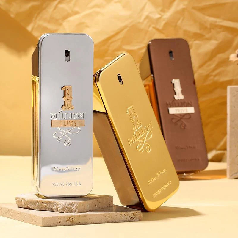 Hot Million Gold Perfume Soft Golden Millionaire Men's Seductive Leather Notes Best Valentine's Day Gift For Men And Women 100ml