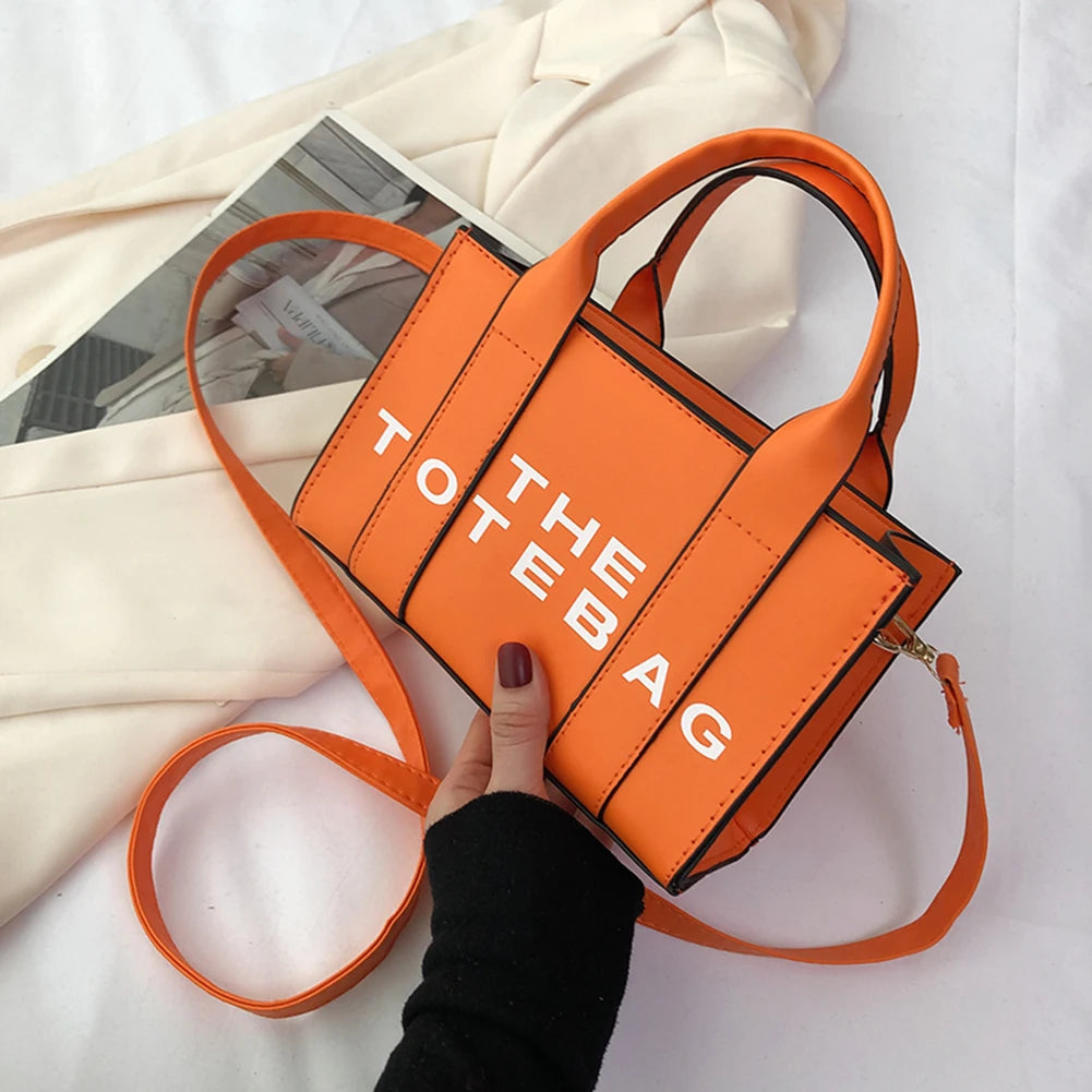 Trendy PU Leather Handbag, Top Handle Satchel Purse, Casual Crossbody Bag Casual Simple Shoulder Bag