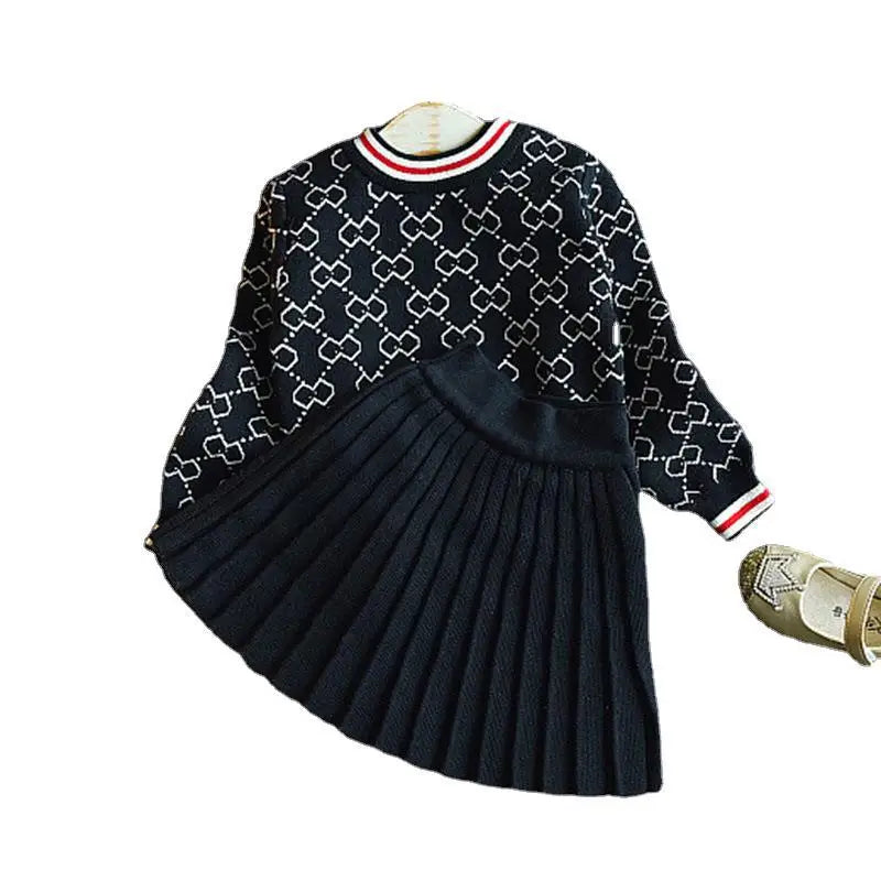 2023 Girls Winter Clothes 2 Pcs Clothing Suit Spring Outfits for Kids Girl's Clothes