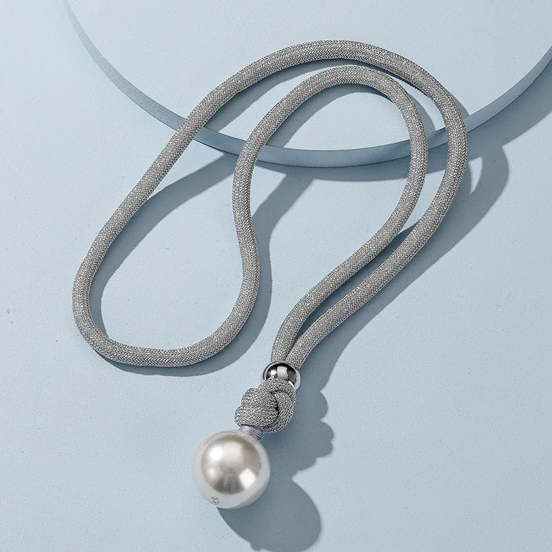 Big Pearl Statement Pendant Necklace Fashion Jewelry Pearls Women New Trend Clavicle Necklace
