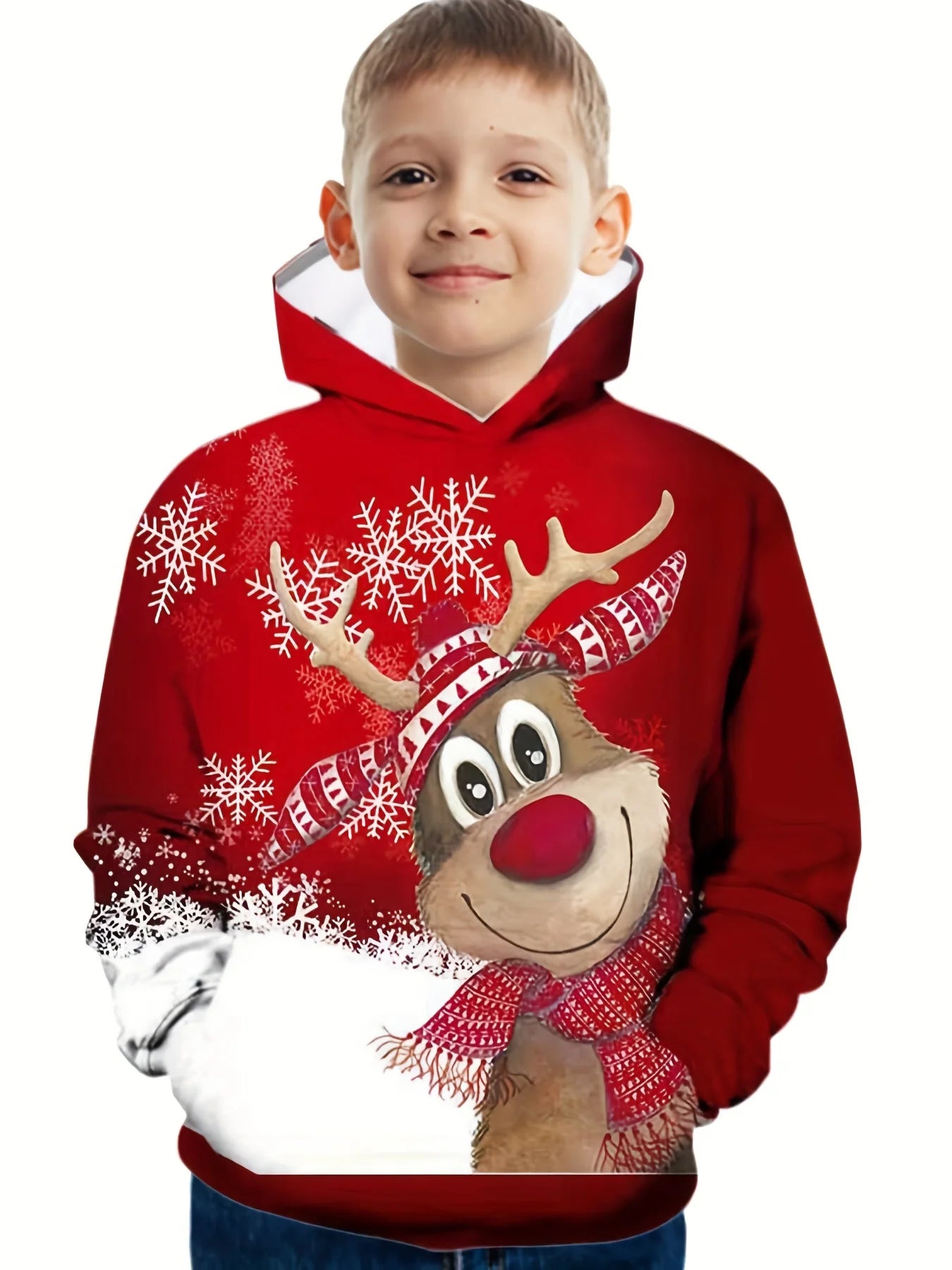 Children's Clothing Hoodies Long Sleeve Tops Christmas Streetwear