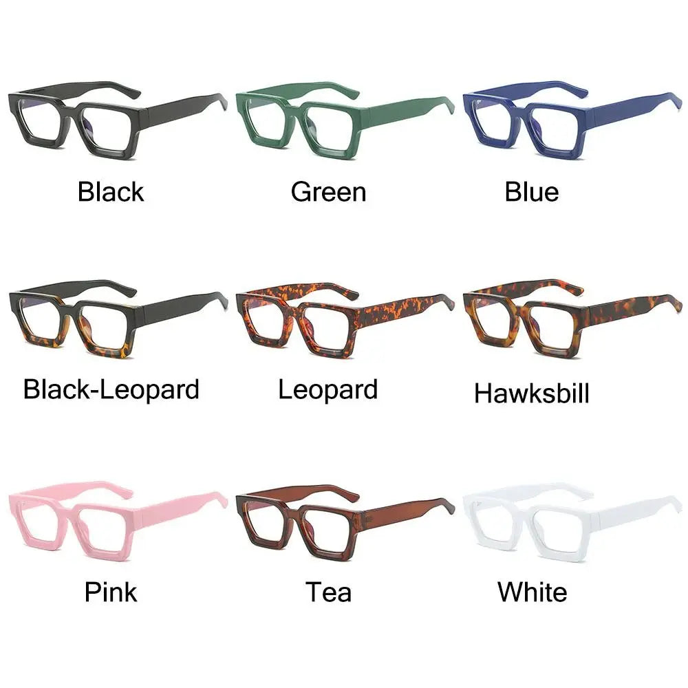 Square Glasses Unisex Small Square Computer Glasses Men Women Retro Ins Popular Eyewear