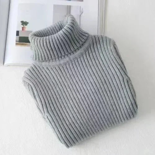 2024 New Sweater 1-9Yrs Kids Pullover Winter Knitted Bottoming Boys Sweaters