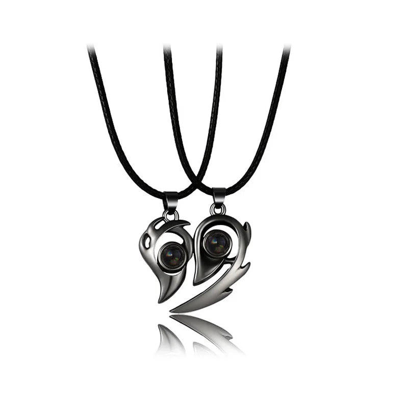 2 Pieces Sweater Chain For Best Friend Lovers Wedding Party Gift Jewelry