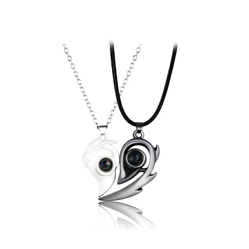 2 Pieces Sweater Chain For Best Friend Lovers Wedding Party Gift Jewelry