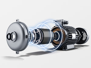 Qcen Juicer Machine, 500W Centrifugal Juicer Extractor with Wide Mouth 3” Feed Chute for Fruit Vegetable, Easy to Clean