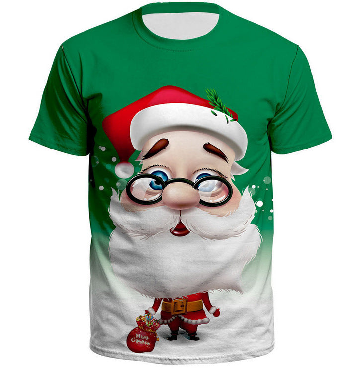 Santa printed T-shirt