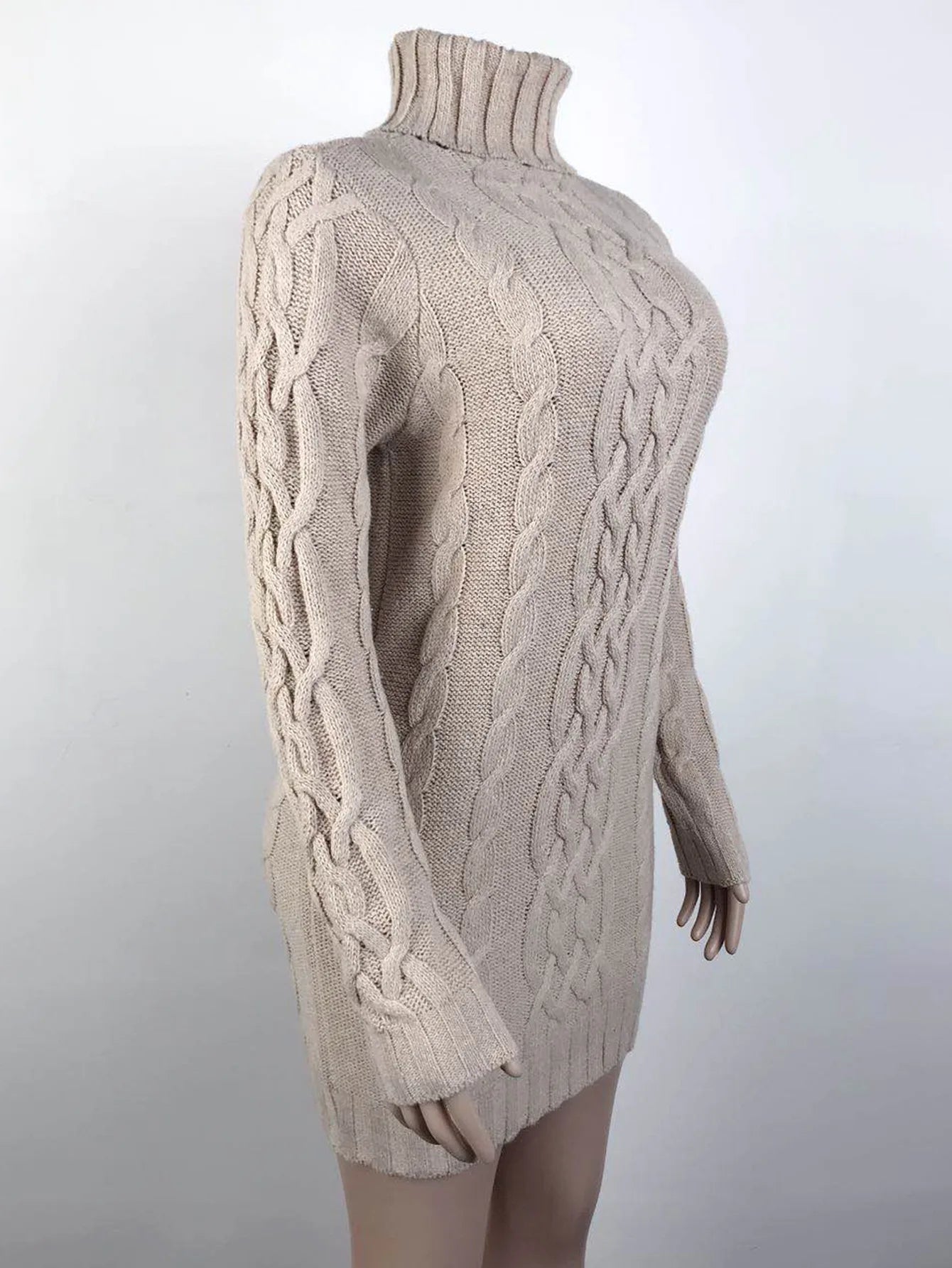 Sweaters For Women Pullover 2024 warm Turtleneck Thickened Twist print high collar Thick Thread Twist Sweater Clothes MMY120352