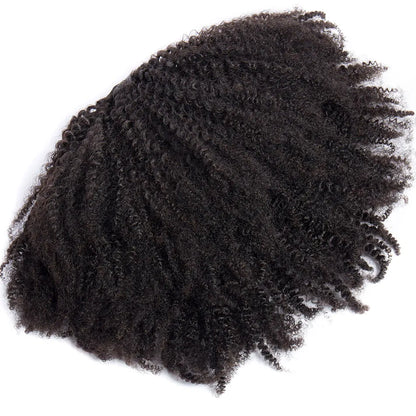 Afro Kinky Curly Hair Ponytail Extensions Clip in Drawstring Ponytail Human Hair Extensions Mongolian Kinky curly Hair Pieces