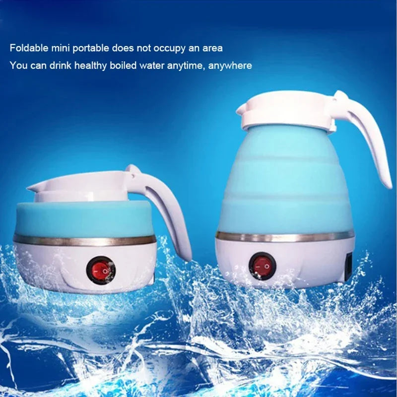 Foldable And Portable Teapot Water Heater 600ML Household Travel Electric