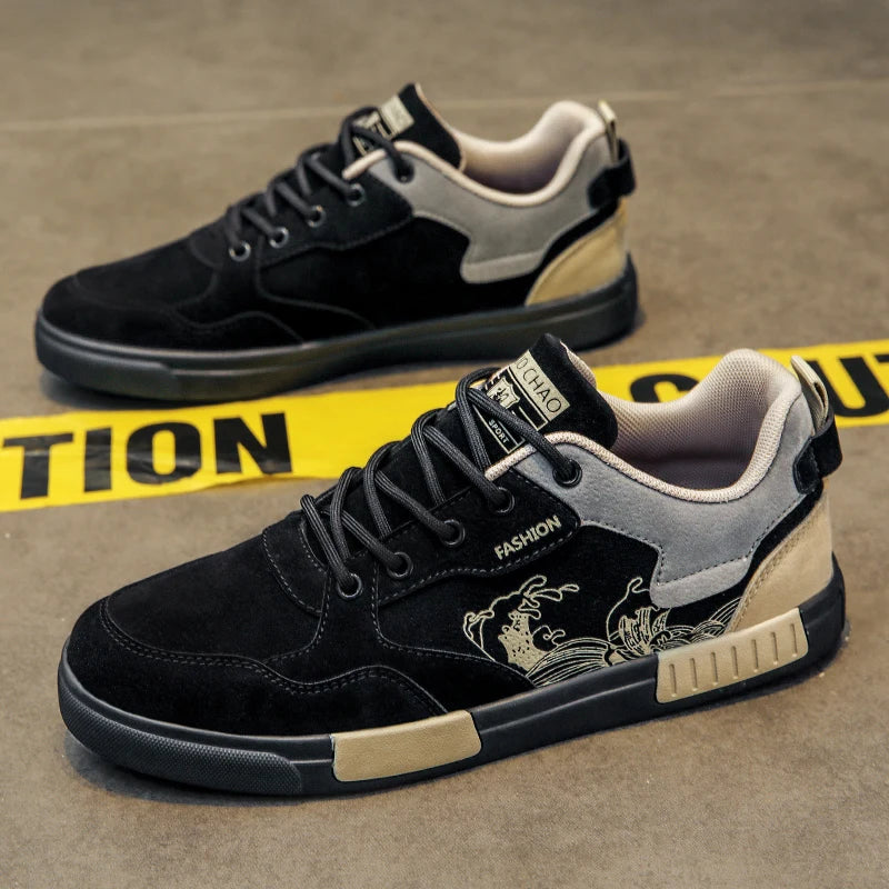 Shoes Vulcanized Fashion Casual Sport Shoes For Men Flat Sneakers Walking Footwear