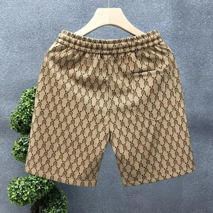 High Quality Men's Shorts Summer American Gym Shorts Fashion Green Short Pants Harajuku High Street Men's Clothing Streetwear