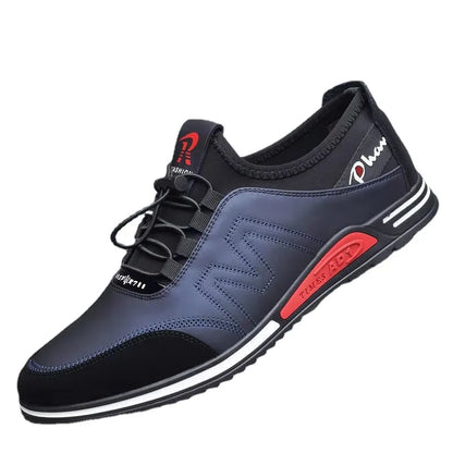 Men Casual Shoes British style Formal Shoes Breathable Lace-Up Bottom Light Sneakers Male Size 44