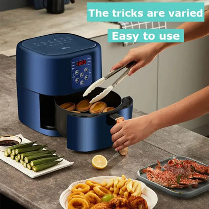 6.8L Large Capacity Household Appliances Smart Digital Oil-free Air Fryer and Mechanical Air Fryer for Home Use