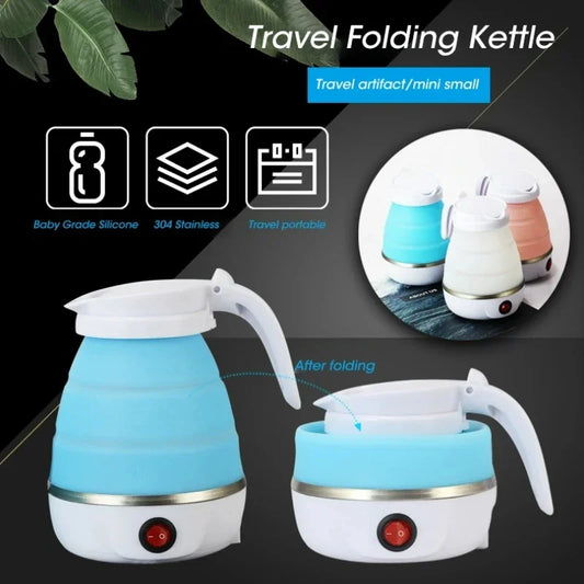 Mini  Portable Teapot Water Heater Outdoor Travel Home Tea Pot Water Kettle 0.6L 600W