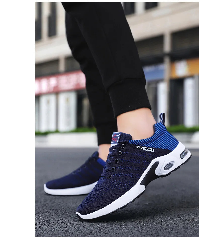 New 2024 Men Running Shoes Breathable Outdoor Sports Shoes Lightweight Sneakers for Men Comfortable Athletic Training Footwear