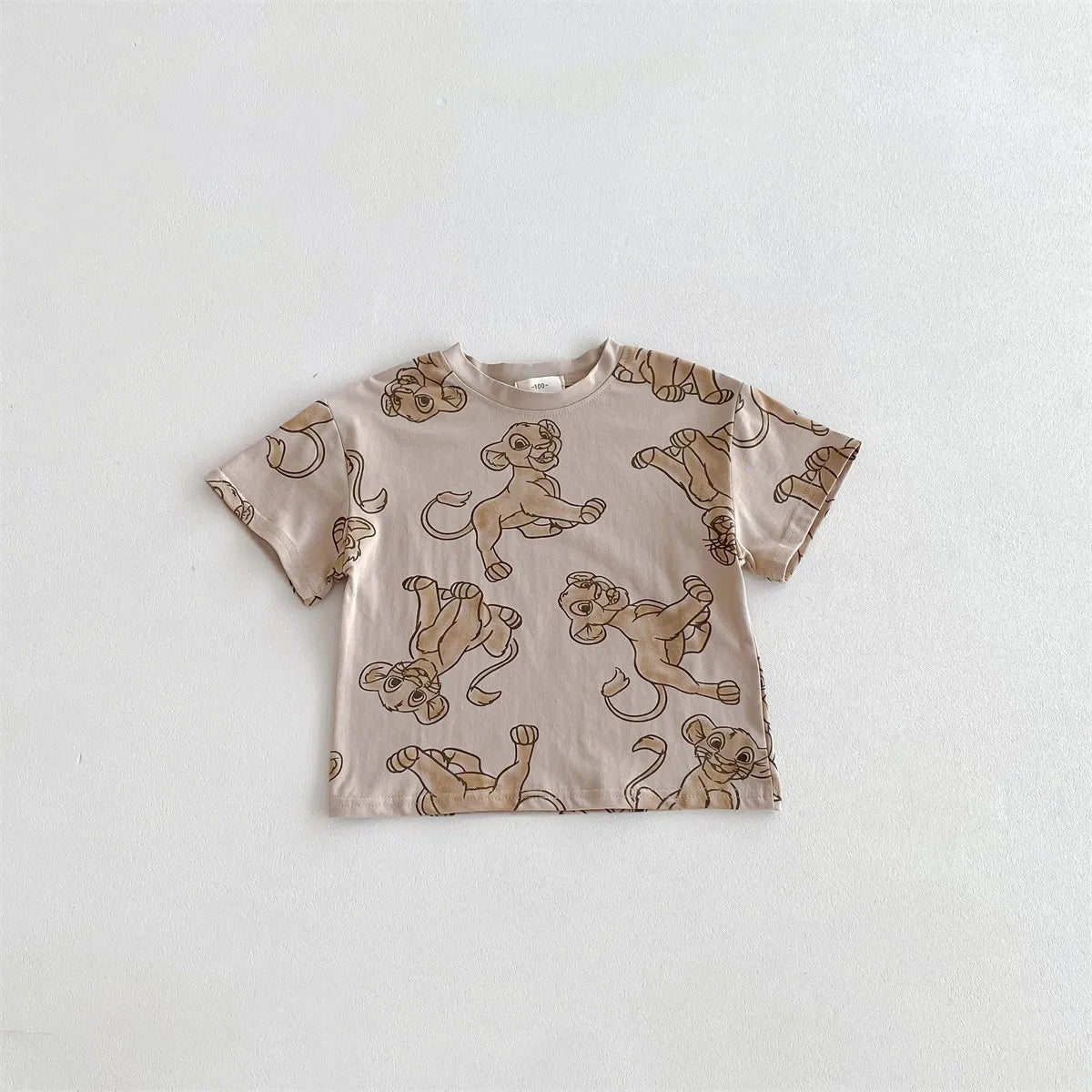 Mickey Kids Clothing Tees Summer Printed Cartoon Fashion Short Sleeve Boys T-shirt Popular Design Children's T Shirts Crewneck