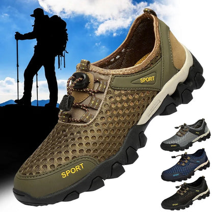 Mens Outdoor Non-Slip Hiking Shoes Summer Casual Shoe for Men Fashion