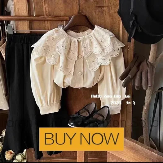 New Spring Autumn Girls Clothing Sets Kids Casual Sweatshirt+pant 2pcs Suit Tracksuit Child Outfit Sets Printing Sportswear 1-9