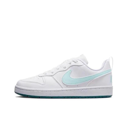 Nike Court Borough Low 2 GS sneakers teenagers Comfortable and hardwearing casual shoes Classic Retro Trend casual shoes white