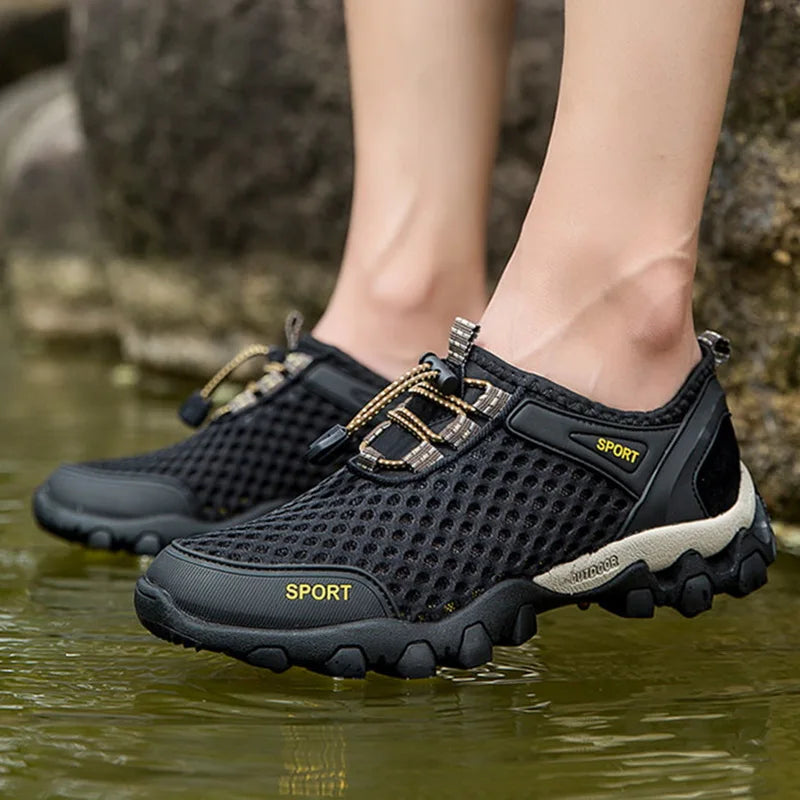 Mens Outdoor Non-Slip Hiking Shoes Summer Casual Shoe for Men Fashion