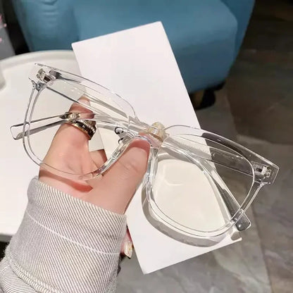 Fashion Anti Blue Light Glasses Men Computer Women Eyeglass Fashion Optical Plain Frame Spectacles Transparent Blocking Glasses