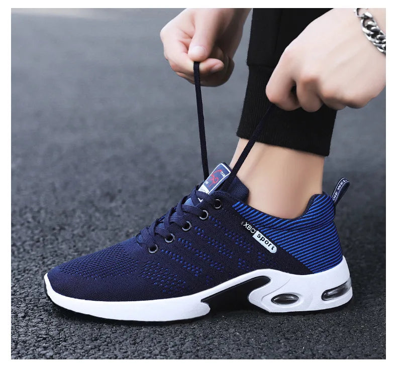 New 2024 Men Running Shoes Breathable Outdoor Sports Shoes Lightweight Sneakers for Men Comfortable Athletic Training Footwear