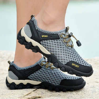 Mens Outdoor Non-Slip Hiking Shoes Summer Casual Shoe for Men Fashion