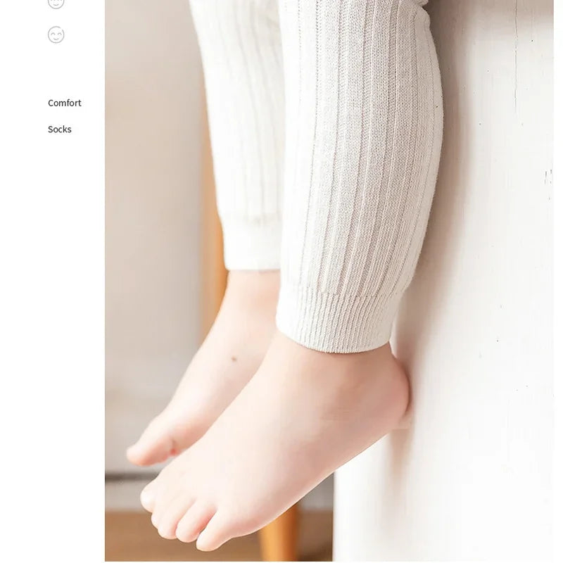 NEW Spring Autumn Baby Pants Newborn Girls Leggings Soild Color Cotton Pants Kids Children Leggings 0-6 Years