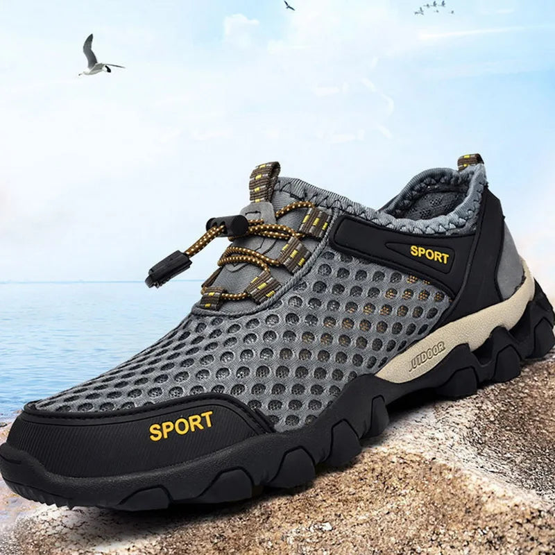 Mens Outdoor Non-Slip Hiking Shoes Summer Casual Shoe for Men Fashion