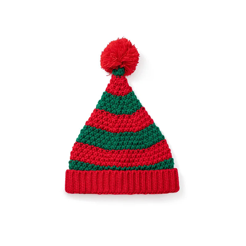 Knitted Christmas Hat Cute Pom Pom Adult Kids Soft Beanie Santa Hat New Year Party Kids Christmas Gift Navidad Xmas Decoration