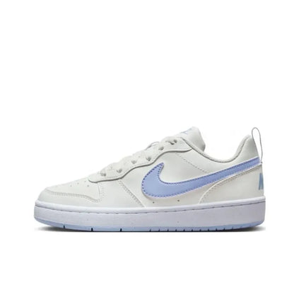 Nike Court Borough Low 2 GS sneakers teenagers Comfortable and hardwearing casual shoes Classic Retro Trend casual shoes white