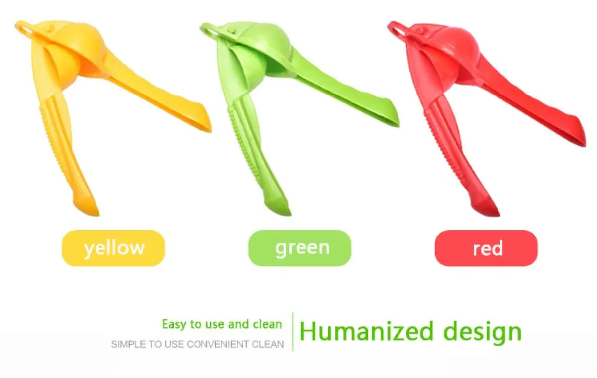 Manual Lemon Clip Creative Kitchen Gadgets Colorful Manual Lemon Juicer Not Easy To Deform Mini Home Portable Lemon Clip