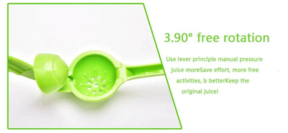 Manual Lemon Clip Creative Kitchen Gadgets Colorful Manual Lemon Juicer Not Easy To Deform Mini Home Portable Lemon Clip
