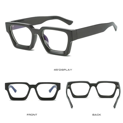 Square Glasses Unisex  Small Square Computer Glasses Men Women Retro Ins Popular Eyewear