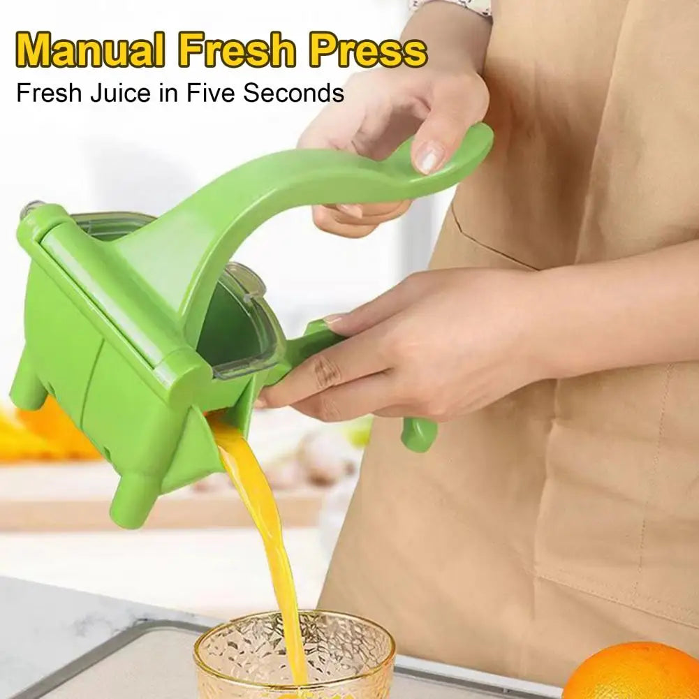 Manual Juicer Hand Squeeze Portable Convenient Juice Extractor Stylish Easy To Use Durable Food Grade PP Hand Press Juicer