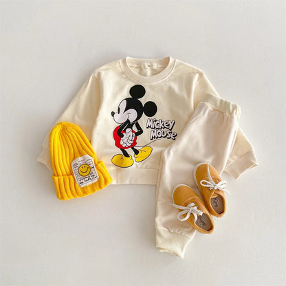 Cartoon printed Simba sportswear Disney loose and fashionable for children's