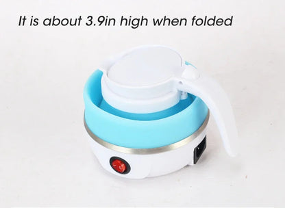 Mini  Portable Teapot Water Heater Outdoor Travel Home Tea Pot Water Kettle 0.6L 600W
