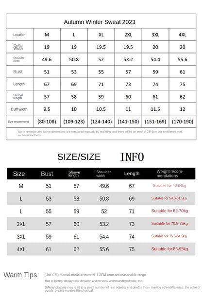 Sweater men's autumn and winter 2024 new fashion high-end trend light luxury printing loose round neck long sleeve top