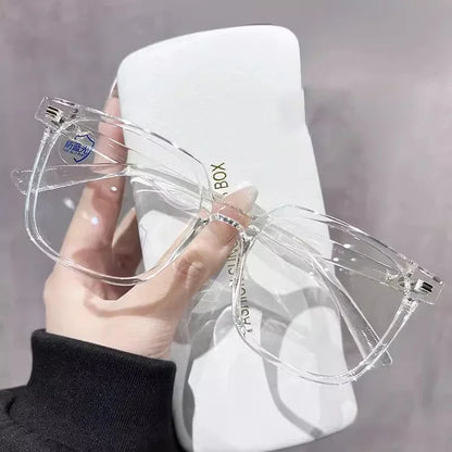 Fashion Anti Blue Light Glasses Men Computer Women Eyeglass Fashion Optical Plain Frame Spectacles Transparent Blocking Glasses