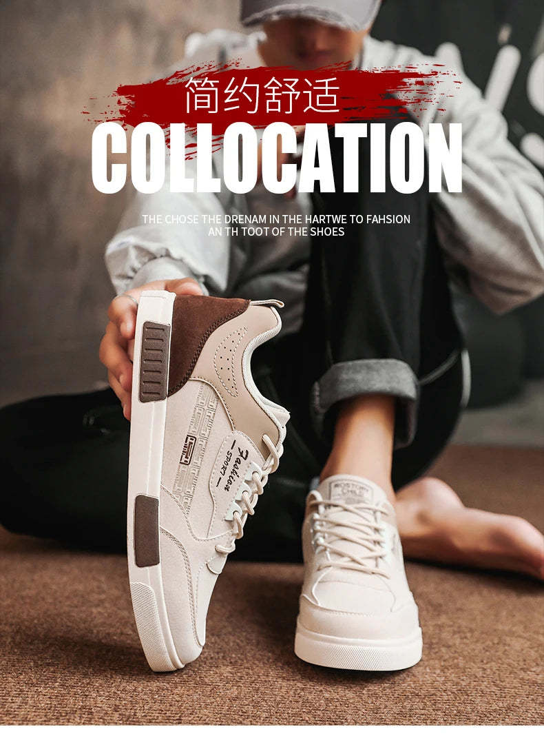 Shoes Vulcanized Fashion Casual Sport Shoes For Men Flat Sneakers Walking Footwear